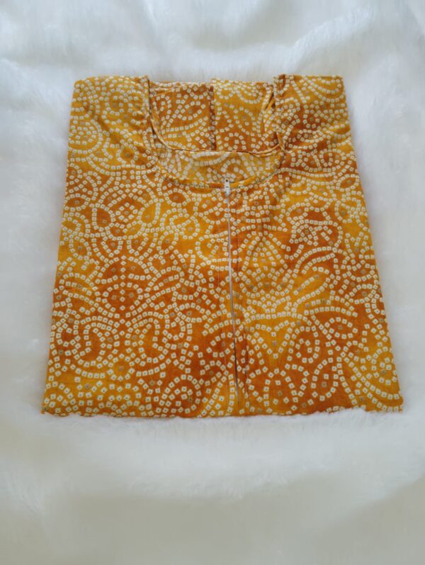 LCN 2-Yellow, Elegant Women's A-Line cotton nighty with pocket Free Size