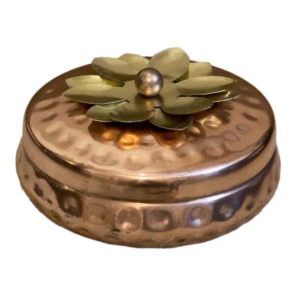 Hammered copper plated bowl - Image 3