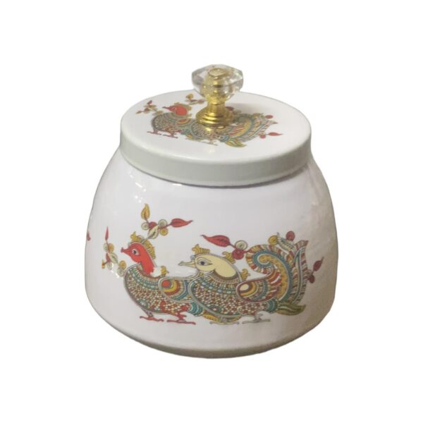 White Pichwai jar - Image 3