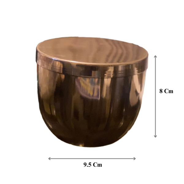 Rose gold metal Jar - Image 2