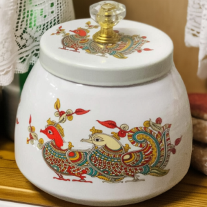 White Pichwai jar
