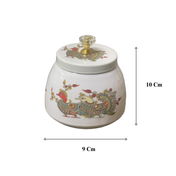 White Pichwai jar - Image 2