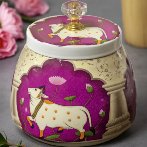 Purple Pichwai Jar